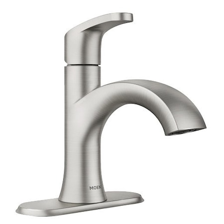 Moen Karis One-Handle High Arc Bathroom Faucet in Spot Resistant Nickel 84346SRN